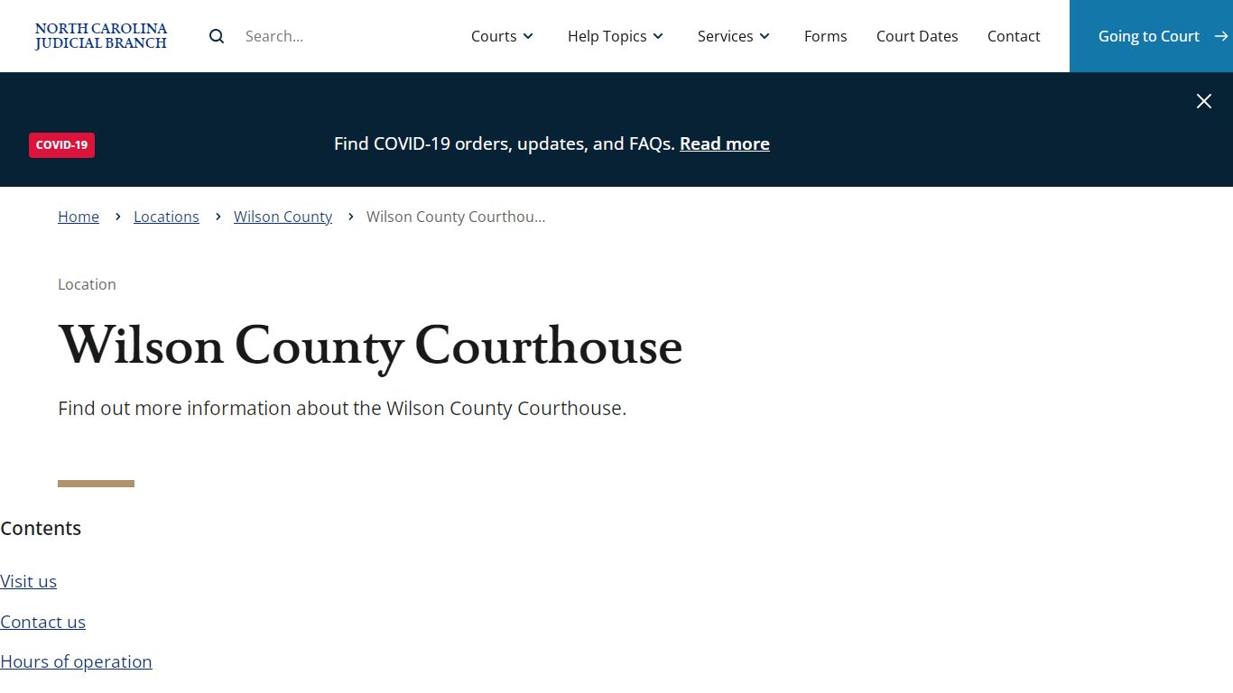 Wilson County Courthouse | North Carolina Judicial Branch